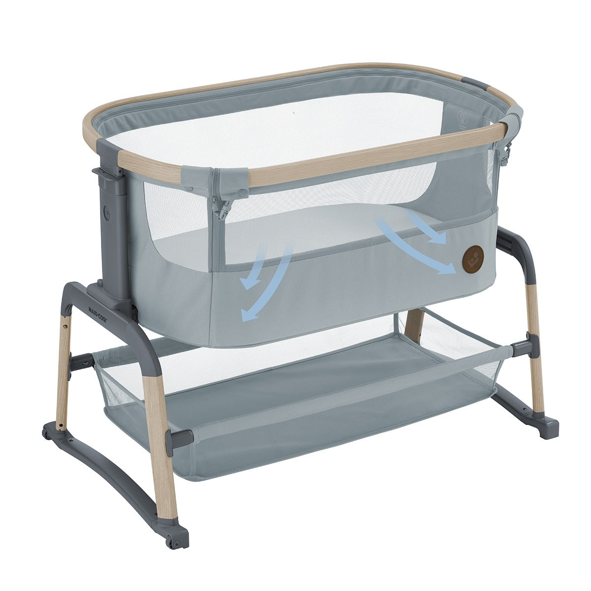 Maxi-Cosi Iora Air Bedside Crib | Newborn Comfort