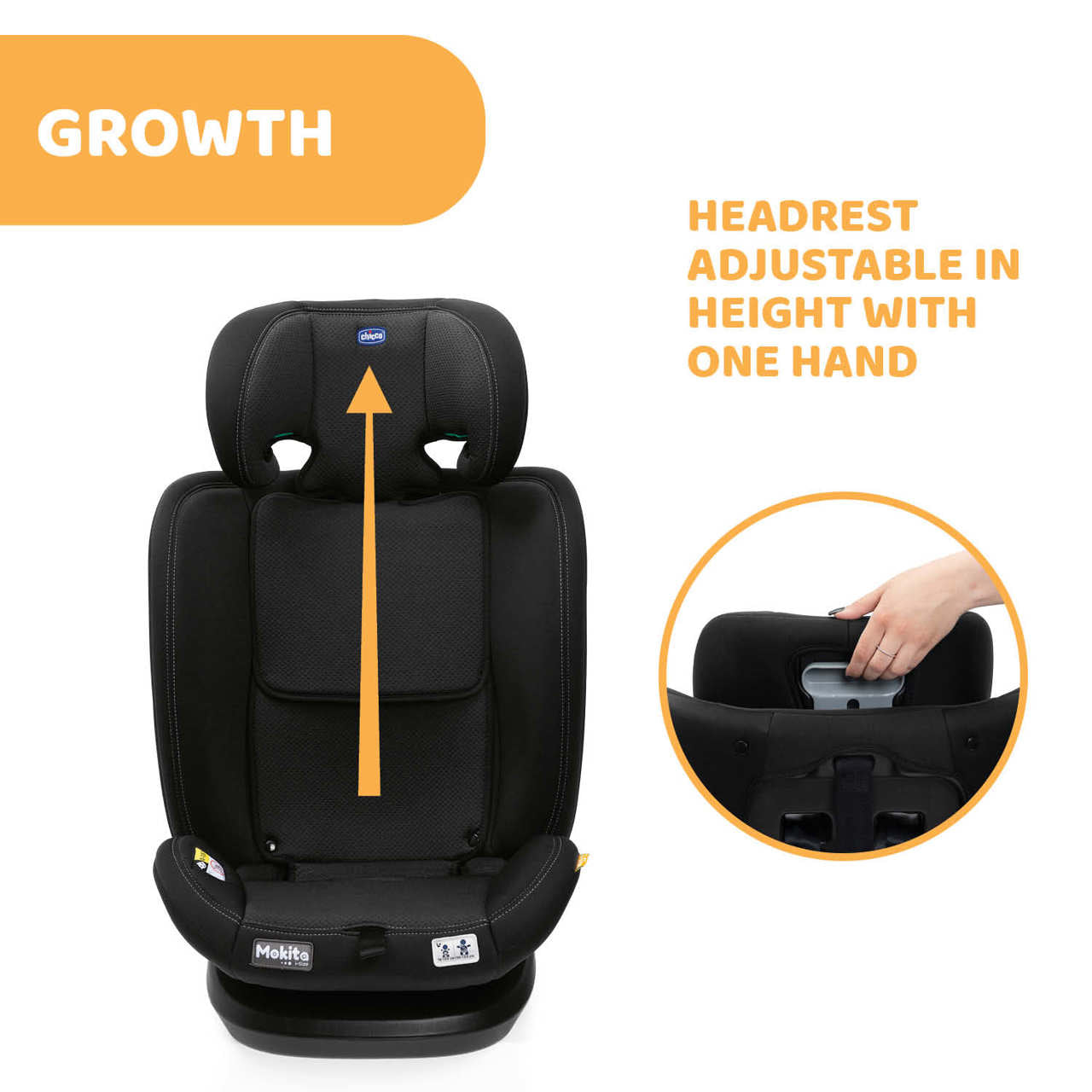 Chicco Mokita i-Size Car Seat | 15 months to 12 years